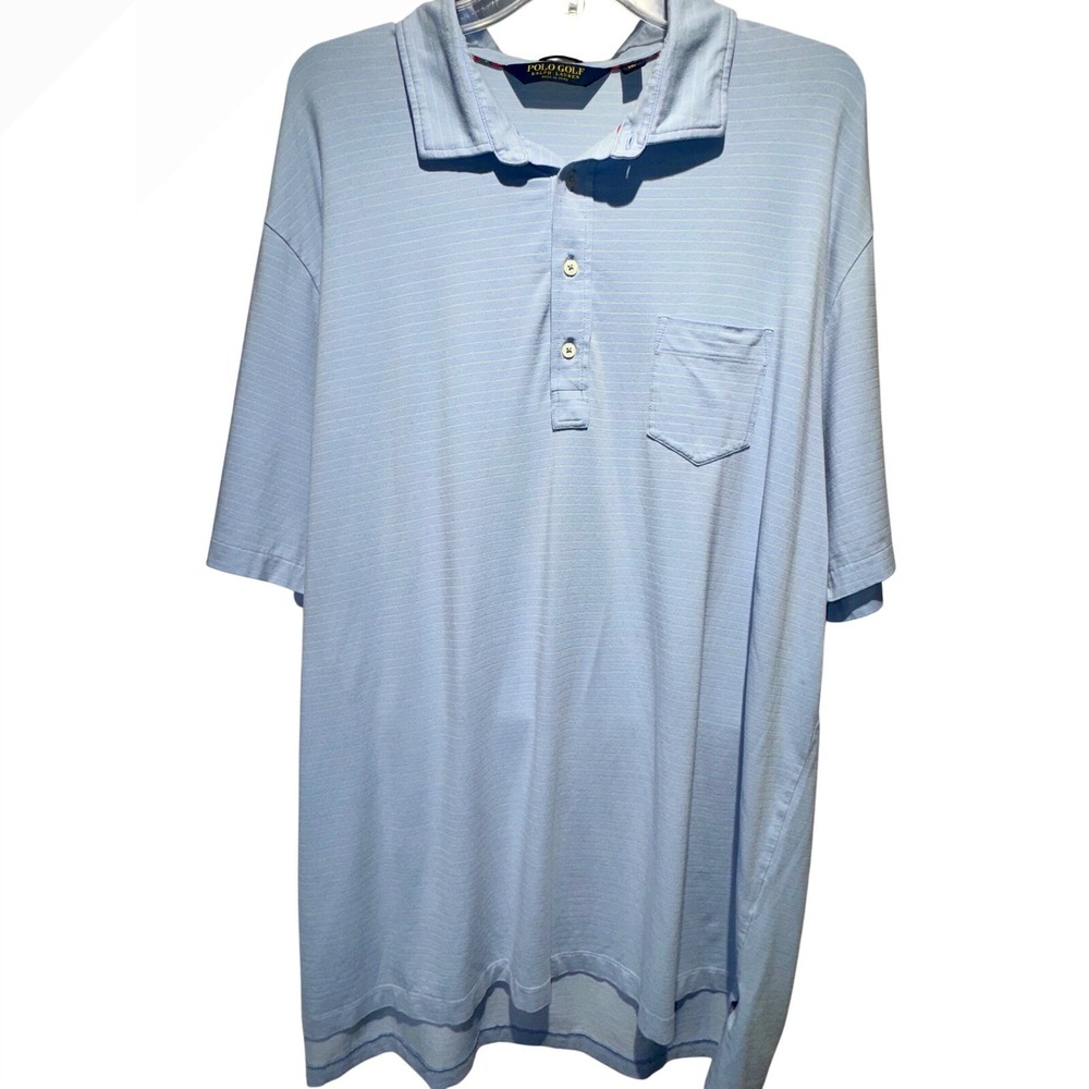 Polo Golf Ralph Lauren Stretch Lisle Striped Golf Polo‎ Shirt XXL